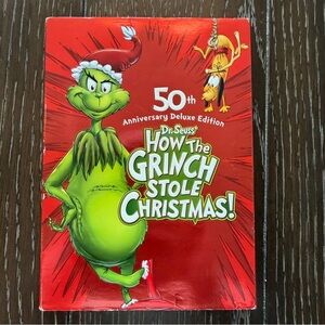NEW Dr. Seuss How the Grinch Stole Christmas 50th Anniversary Deluxe Edition DVD